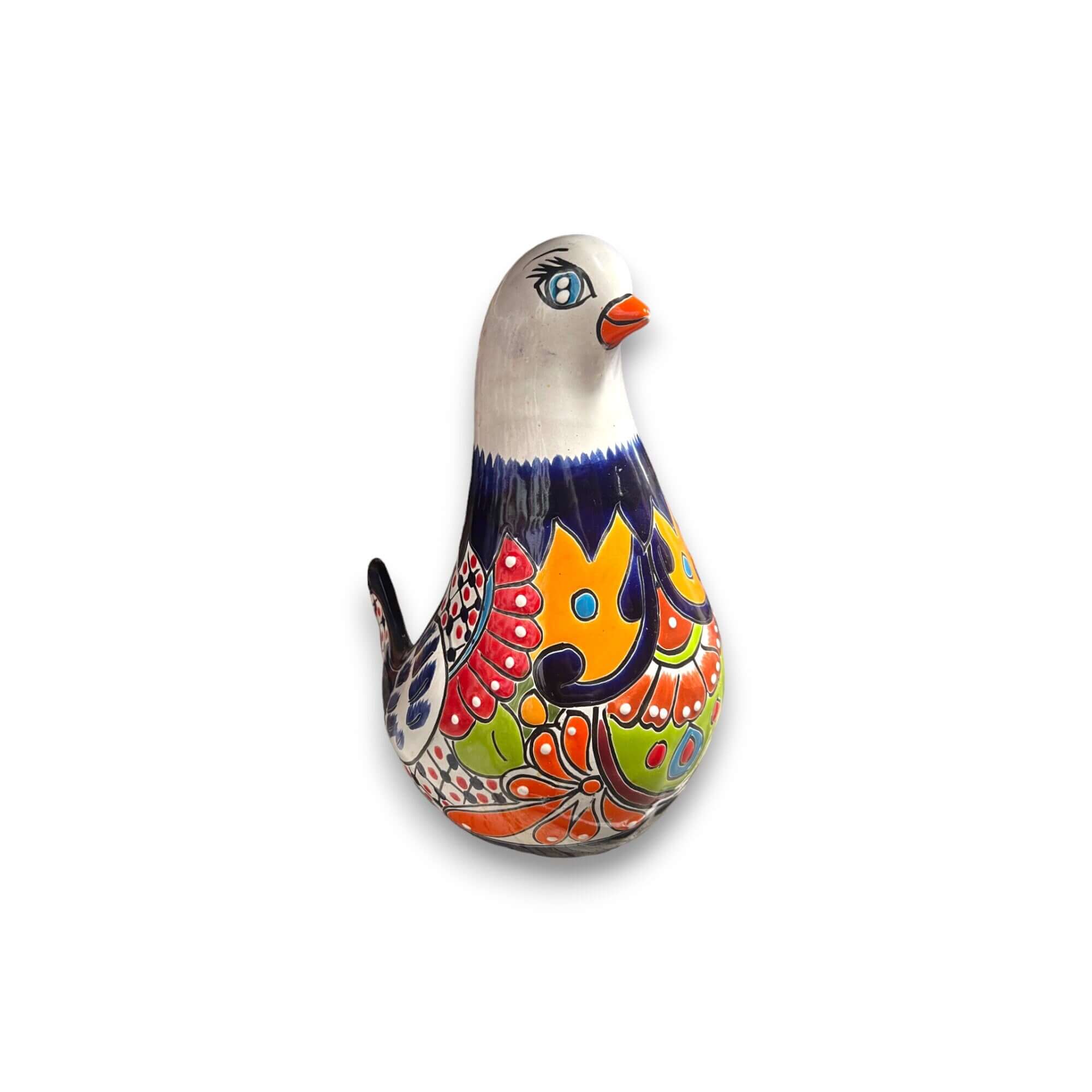 Talavera Dove Planter | Handcrafted Mexican Ceramic Bird Statue Talavera Planter La Vie Bien Talavera Dove Planter | Handcrafted Mexican Ceramic Bird Statue