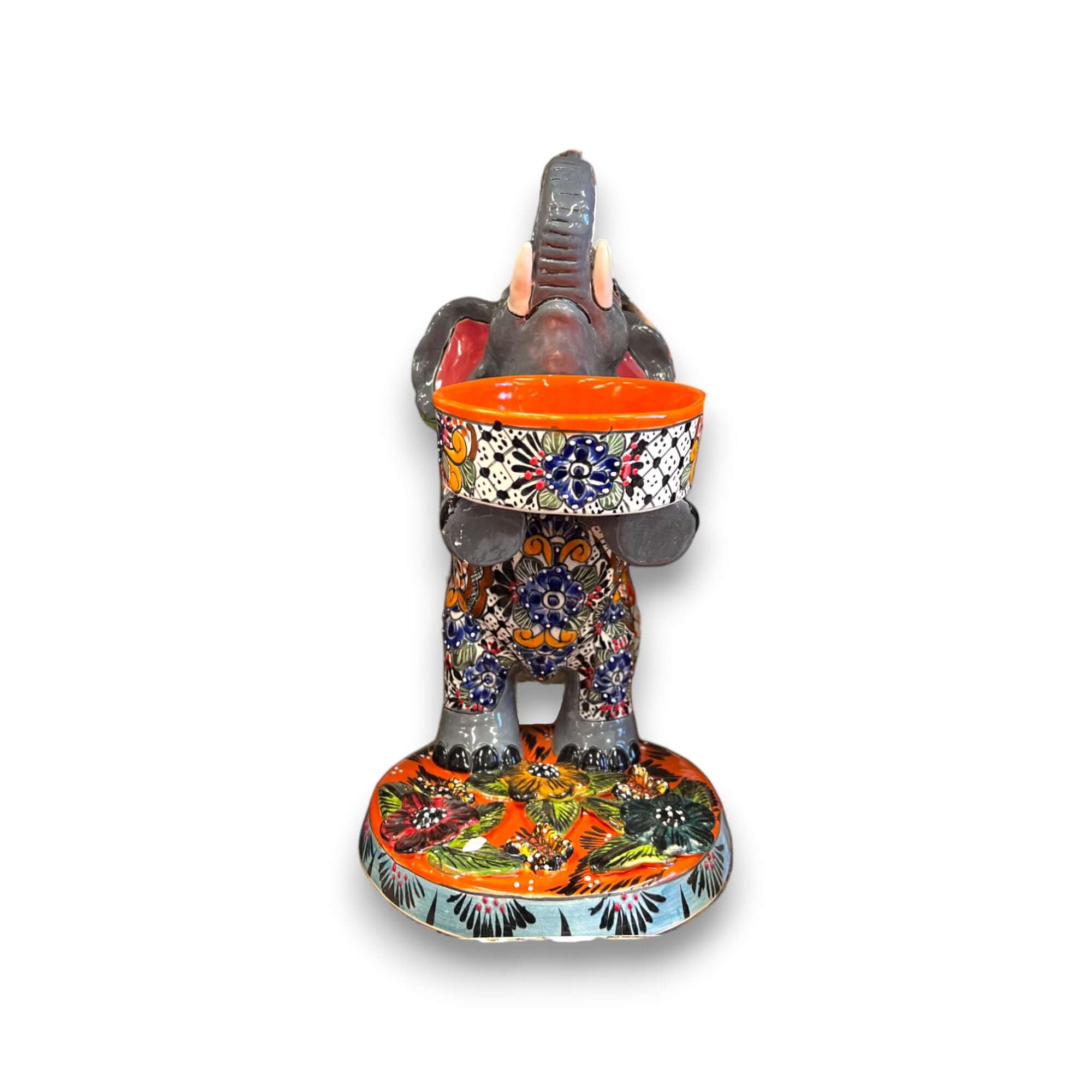 Talavera Elephant Planter | Hand-Painted Ceramic Art Talavera Planter La Vie Bien Talavera Elephant Planter | Hand-Painted Ceramic Art