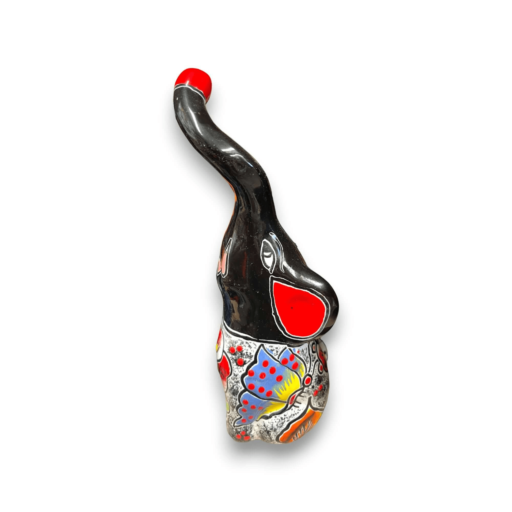Talavera Elephant Statue | Colorful Hand-Painted Art Talavera Statue La Vie Bien Talavera Elephant Statue | Colorful Hand-Painted Art