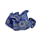Talavera Fish Planter | Blue & White Design Talavera Planter La Vie Bien Talavera Fish Planter | Blue & White Design
