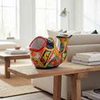 Talavera Fish Planter | Hand - Painted Mexican Ceramic Decor Talavera Planter La Vie Bien Talavera Fish Planter | Hand - Painted Mexican Ceramic Decor