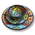 Talavera Dinnerware Set | 51-Piece Floral Tableware for 8