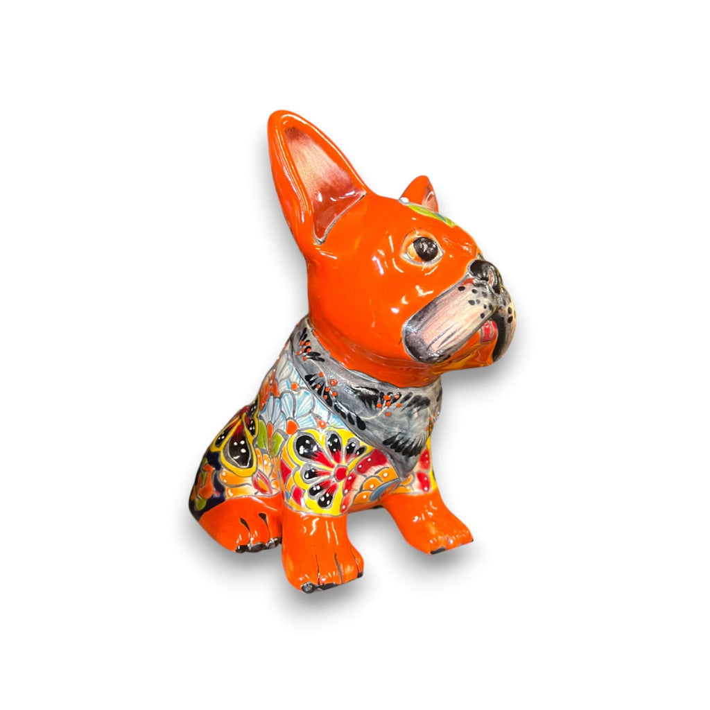 Talavera French Bulldog | Handcrafted Mexican Frenchie Statue Talavera Figurine La Vie Bien Talavera French Bulldog | Handcrafted Mexican Frenchie Statue
