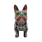 Talavera French Bulldog Statue | Day of the Dead Design