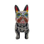 Talavera French Bulldog Statue | Day of the Dead Design