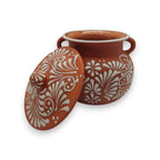 Talavera Frijolero Bean Pot with Lid | Mexican Clay Pot Talavera Frijolero La Vie Bien Talavera Frijolero Bean Pot with Lid | Mexican Clay Pot