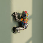 Talavera Frog Figurine | Day of the Dead Wall Art Talavera Wall Art La Vie Bien Talavera Frog Figurine | Day of the Dead Wall Art