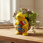 Talavera Frog Planter | Colorful Hand - Painted Mexican Pottery Talavera Planter La Vie Bien Talavera Frog Planter | Colorful Hand - Painted Mexican Pottery