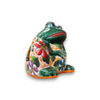 Talavera Frog Planter | Colorful Handmade Mexican Pottery Talavera Planter La Vie Bien Talavera Frog Planter | Colorful Handmade Mexican Pottery
