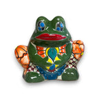 Talavera Frog Planter | Colorful Handmade Mexican Pottery Talavera Planter La Vie Bien Talavera Frog Planter | Colorful Handmade Mexican Pottery