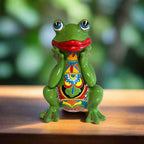 Talavera Frog Statue | Vibrant Hand - Painted Mexican Ceramic Art Talavera Statue La Vie Bien Talavera Frog Statue | Vibrant Hand - Painted Mexican Ceramic Art