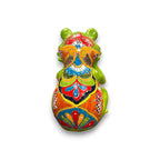 Talavera Frog Statue | Vibrant Hand - Painted Mexican Ceramic Art Talavera Statue La Vie Bien Talavera Frog Statue | Vibrant Hand - Painted Mexican Ceramic Art