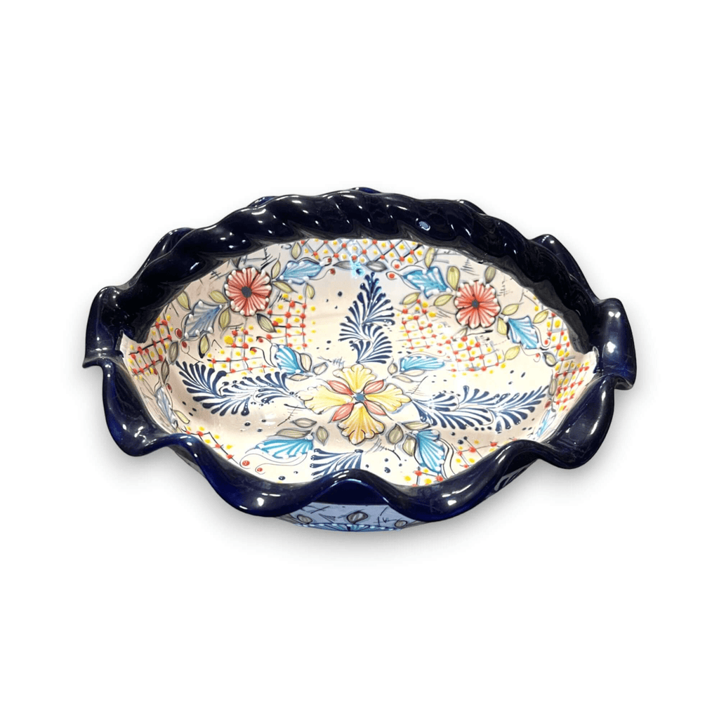 Talavera Fruit Basket | Colorful Hand - Painted Centerpiece Talavera Fruit Basket La Vie Bien Talavera Fruit Basket | Colorful Hand - Painted Centerpiece