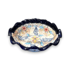 Talavera Fruit Basket | Colorful Hand - Painted Centerpiece Talavera Fruit Basket La Vie Bien Talavera Fruit Basket | Colorful Hand - Painted Centerpiece