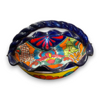 Talavera Fruit Basket | Colorful Hand - Painted Centerpiece Talavera Fruit Basket La Vie Bien Talavera Fruit Basket | Colorful Hand - Painted Centerpiece