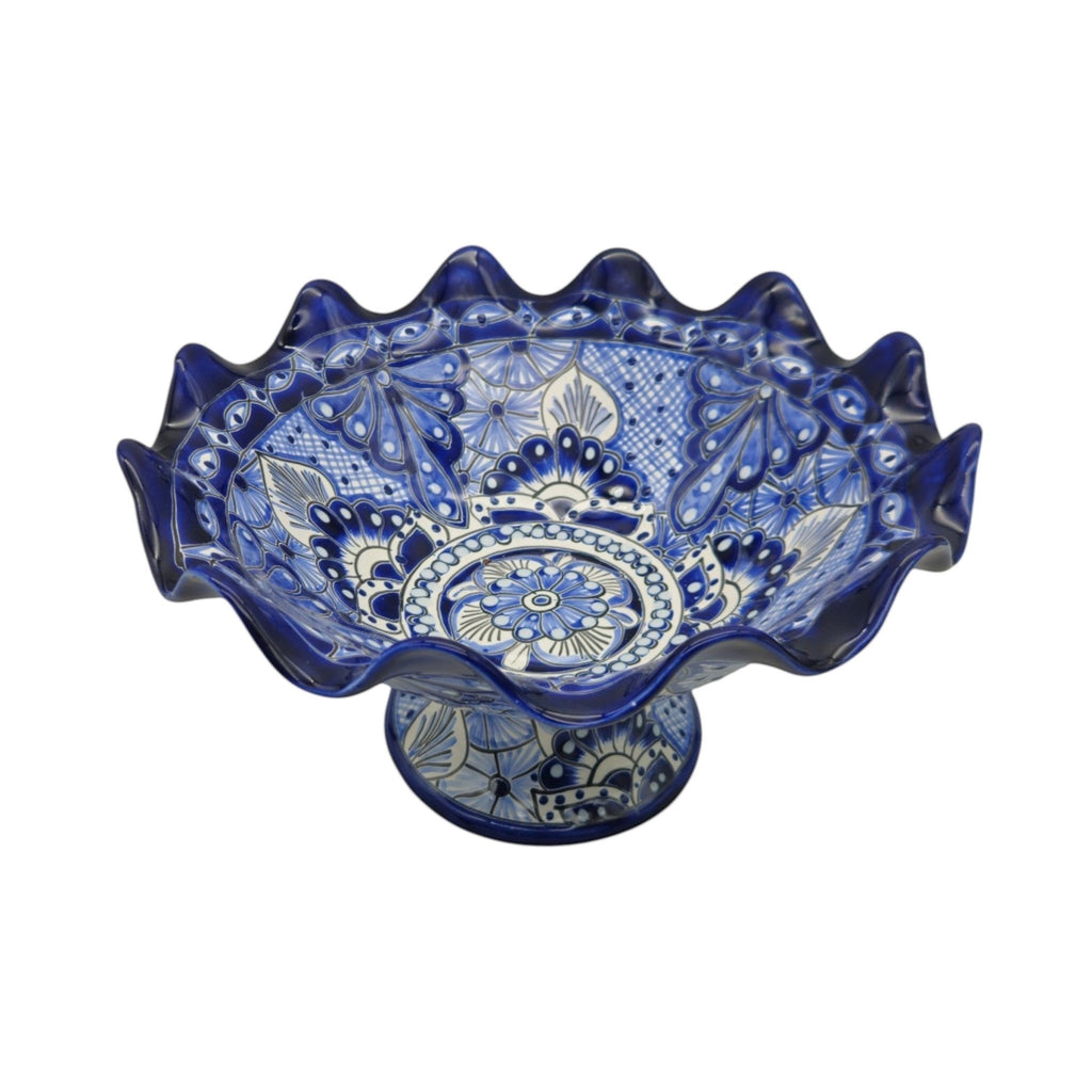 Talavera Fruit Basket | Hand-Painted Mexican Ceramic Centerpiece Talavera Fruit Basket La Vie Bien Talavera Fruit Basket | Hand-Painted Mexican Ceramic Centerpiece