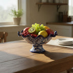 Talavera Fruit Basket | Hand-Painted Mexican Ceramic Centerpiece Talavera Fruit Basket La Vie Bien Talavera Fruit Basket | Hand-Painted Mexican Ceramic Centerpiece