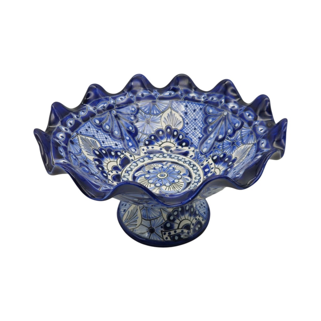 Talavera Fruit Basket | Hand-Painted Mexican Ceramic Centerpiece Talavera Fruit Basket La Vie Bien Talavera Fruit Basket | Hand-Painted Mexican Ceramic Centerpiece