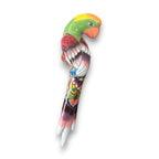 Talavera Hanging Parrot | Colorful Mexican Bird Talavera Statue La Vie Bien Talavera Hanging Parrot | Colorful Mexican Bird