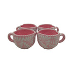 Talavera Heart Mug | Hand-Painted Pink Mexican Coffee Cup Talavera Mug La Vie Bien Talavera Heart Mug | Hand-Painted Pink Mexican Coffee Cup