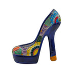 Talavera High Heel Statue | Multicolor Floral Design Talavera Statue La Vie Bien Talavera High Heel Statue | Multicolor Floral Design