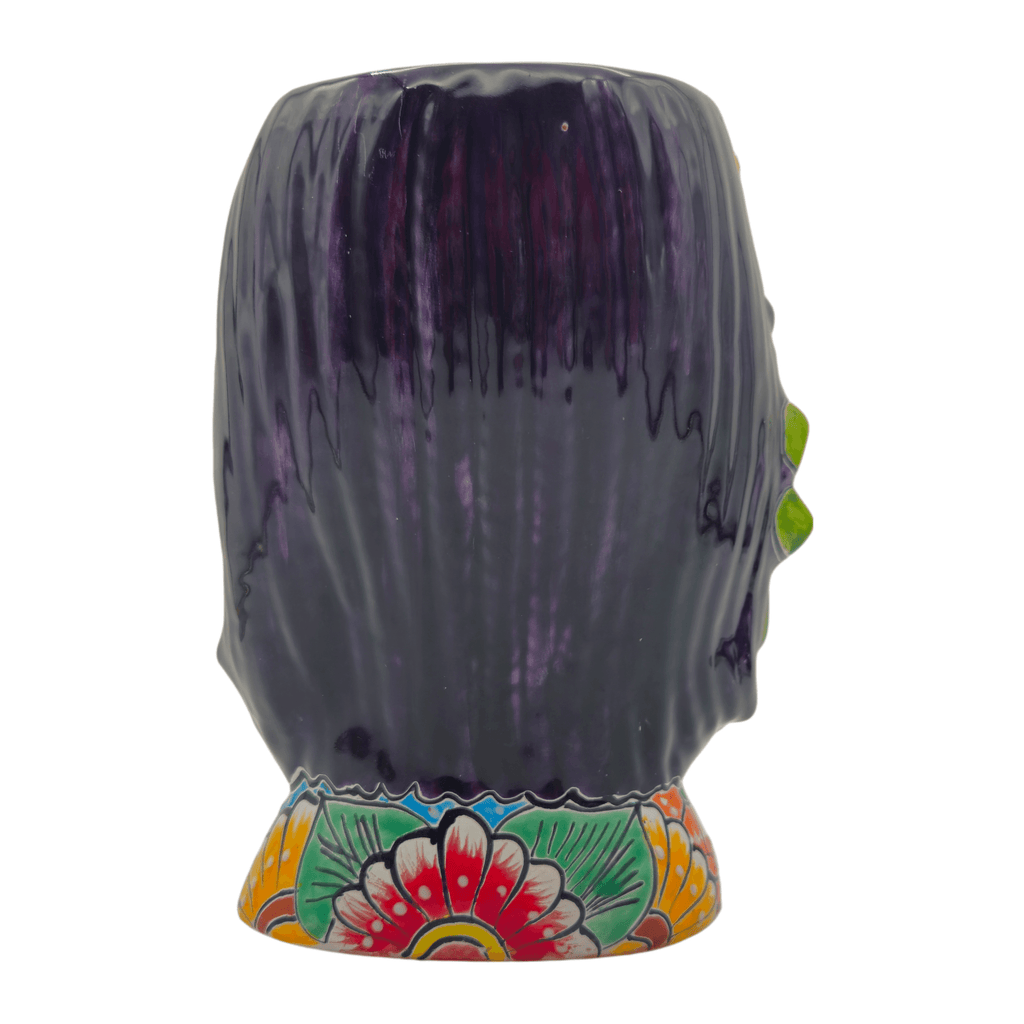 Talavera Lady Face Planter | Sunflower Design Talavera Planter La Vie Bien Talavera Lady Face Planter | Sunflower Design