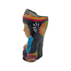 Talavera Lady Head Planter | Butterfly Design Talavera Planter La Vie Bien Talavera Lady Head Planter | Butterfly Design