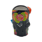 Talavera Lady Head Planter | Butterfly Design Talavera Planter La Vie Bien Talavera Lady Head Planter | Butterfly Design