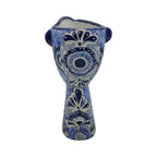 Talavera Lady Planter | Day of the Dead Face Design