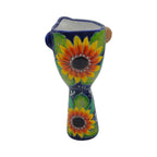 Talavera Lady Planter | Day of the Dead Face Design Talavera Planter La Vie Bien Talavera Lady Planter | Day of the Dead Face Design