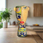 Talavera Lady Planter | Handcrafted Mexican Folk Art Talavera Planter La Vie Bien Talavera Lady Planter | Handcrafted Mexican Folk Art