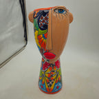 Talavera Lady Planter | Handcrafted Mexican Folk Art