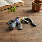 Talavera Lizard Figurine | Day of the Dead Wall Decor Talavera Figurine La Vie Bien Talavera Lizard Figurine | Day of the Dead Wall Decor