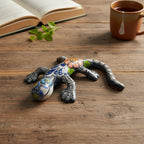 Talavera Lizard Figurine | Day of the Dead Wall Decor Talavera Figurine La Vie Bien Talavera Lizard Figurine | Day of the Dead Wall Decor