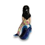 Talavera Mermaid Figurine | Hand-Painted Mexican Pottery Talavera Statue La Vie Bien Talavera Mermaid Figurine | Hand-Painted Mexican Pottery