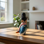 Talavera Mermaid Figurine | Hand-Painted Mexican Pottery Talavera Statue La Vie Bien Talavera Mermaid Figurine | Hand-Painted Mexican Pottery