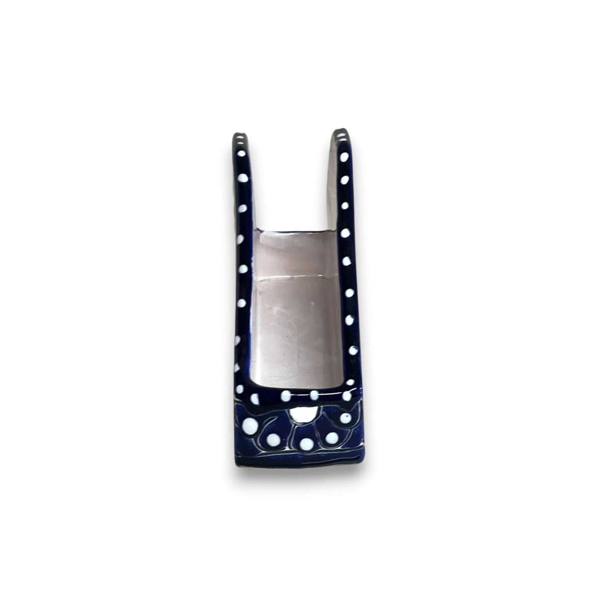 Talavera Napkin Holder | Mexican Blue & White Decor Talavera Napkin Holder La Vie Bien Talavera Napkin Holder | Mexican Blue & White Decor