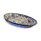Talavera Oval Serving Platter | Blue & White Mexican Kitchenware Talavera Oval Platter La Vie Bien Talavera Oval Serving Platter | Blue & White Mexican Kitchenware