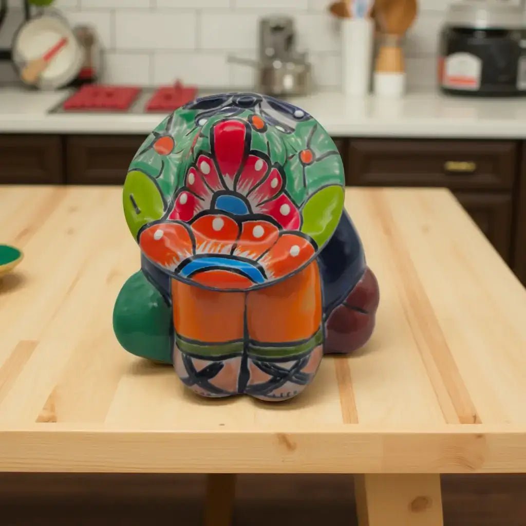 Talavera Panchito Figurine | Handcrafted Mexican Pottery Talavera Figurine La Vie Bien Talavera Panchito Figurine | Handcrafted Mexican Pottery