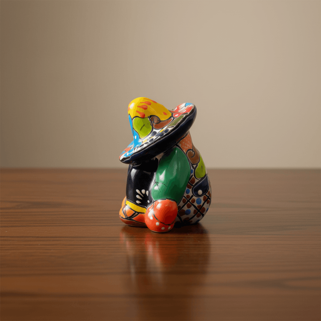 Talavera Panchito Figurine | Handcrafted Mexican Pottery