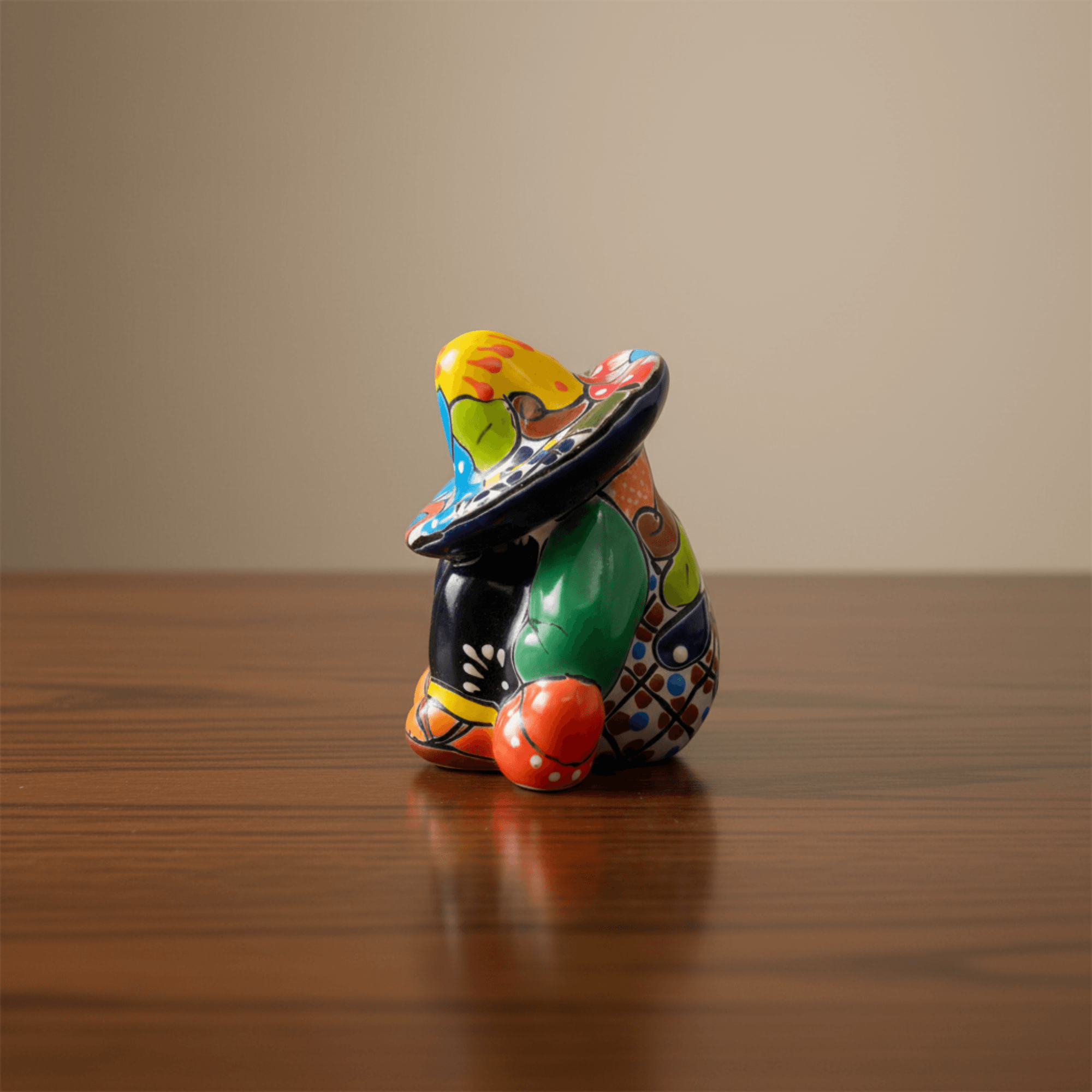 Talavera Panchito Figurine | Handcrafted Mexican Pottery