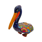 Talavera Pelican Statue | Hand-Painted Mexican Ceramic Decor Talavera Statue La Vie Bien Talavera Pelican Statue | Hand-Painted Mexican Ceramic Decor