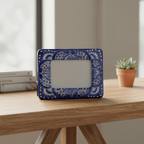Talavera Picture Frame | Blue & White Floral Design Talavera Picture Frame La Vie Bien Talavera Picture Frame | Blue & White Floral Design