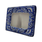 Talavera Picture Frame | Blue & White Floral Design Talavera Picture Frame La Vie Bien Talavera Picture Frame | Blue & White Floral Design