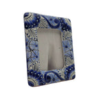 Talavera Picture Frame | Blue & White Floral Design Talavera Picture Frame La Vie Bien Talavera Picture Frame | Blue & White Floral Design