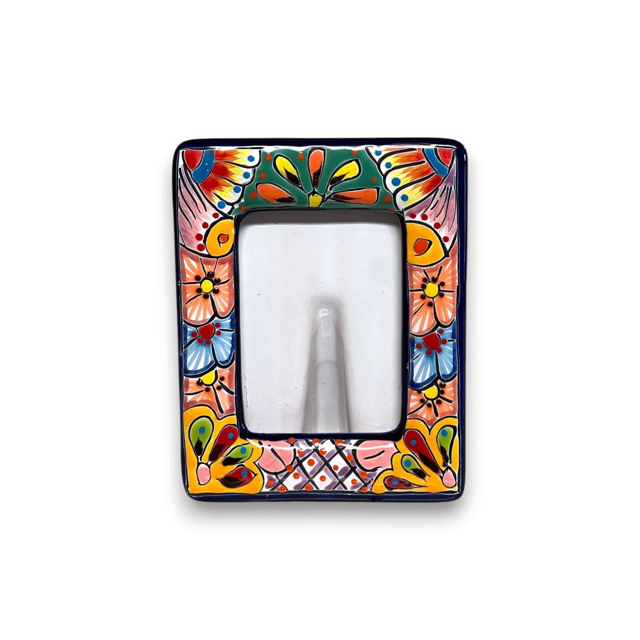 Talavera Picture Frame | Colorful Handcrafted Mexican Home Decor Talavera Picture Frame La Vie Bien Talavera Picture Frame | Colorful Handcrafted Mexican Home Decor