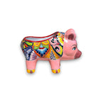 Talavera Pig Planter | Colorful Hand-Painted Mexican Pottery Talavera Planter La Vie Bien Talavera Pig Planter | Colorful Hand-Painted Mexican Pottery