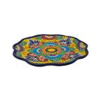 Talavera Plate | Hand-Painted Mexican Folk Art Dinnerware Talavera Plate La Vie Bien Talavera Plate | Hand-Painted Mexican Folk Art Dinnerware