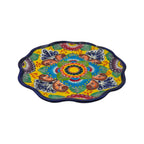 Talavera Plate | Hand-Painted Mexican Folk Art Dinnerware Talavera Plate La Vie Bien Talavera Plate | Hand-Painted Mexican Folk Art Dinnerware
