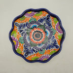 Talavera Plate | Hand-Painted Mexican Folk Art Dinnerware